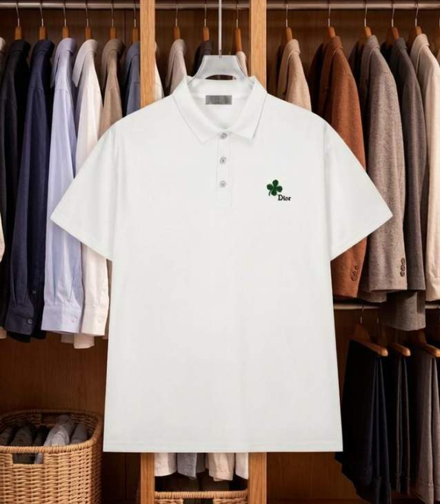 Picture of Dior Polo Shirts Short _SKUDiorM-3XLhgntx36128482